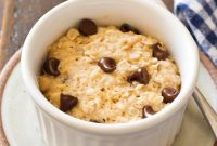 One-Minute Microwave Oatmeal Cookie