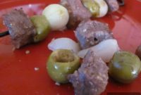 Martini Marinated Steak Skewers