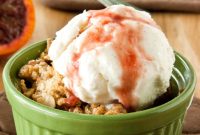 Blood Orange Pear Crisp