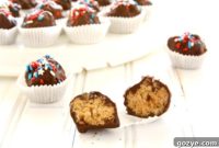 No-Bake Peanut Butter Crispy Truffles