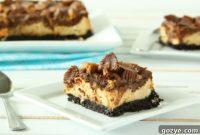 Chocolate Peanut Butter Cheesecake Bars