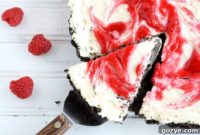 Decadent Raspberry Swirl Cheesecake Tart