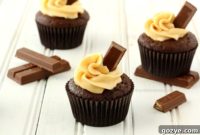 Kit Kat Caramel Cupcake Bliss