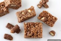 Twix Caramel Chocolate Crispy Bars