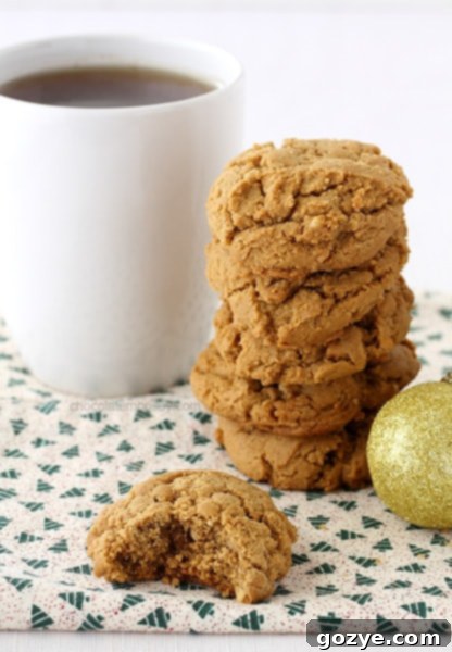 Soft on the inside, slightly crisp on the outside, these nutty small batch Peanut Butter Molasses Cookies bring the flavors of the season to your holiday cookie tray.