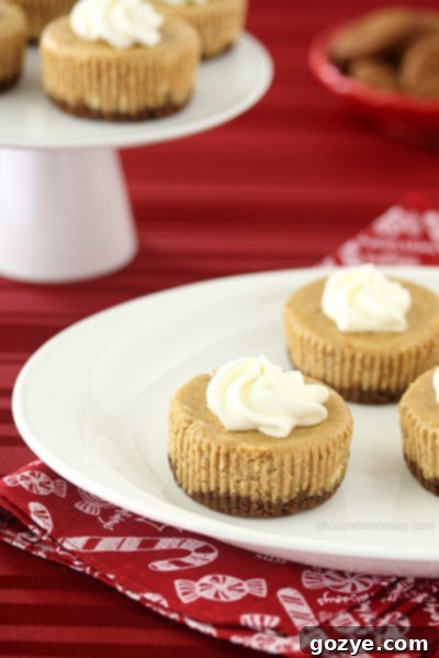 Preparing Mini Gingerbread Cheesecakes batter in a bowl