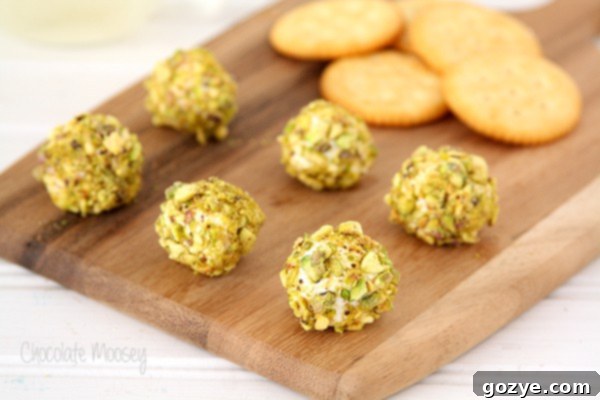 Goat Cheese, Bacon, and Pistachio Truffles for Pinterest