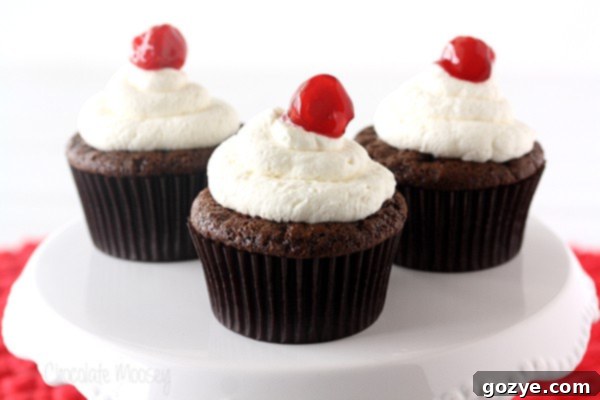 Decadent Cherry Cheesecake Cupcakes 3 Cherry Cheesecake Stuffed Cupcakes