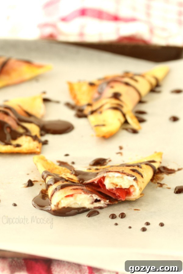 Baked Cherry Cheesecake Wontons