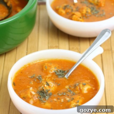Comforting Chicken Parmesan Meatball Soup 6 Chicken Parmesan Meatball Soup