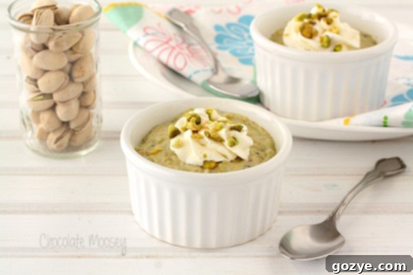 Pistachio Pudding for Two