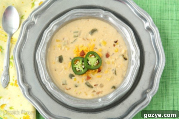 Jalapeno Popper Corn Chowder