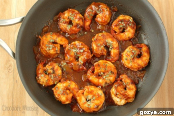 Spicy Beer Shrimp ingredients in a bowl