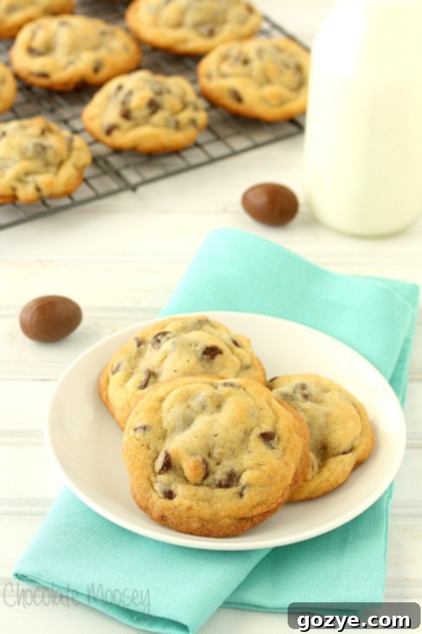 Cadbury Egg Cookies on a plate