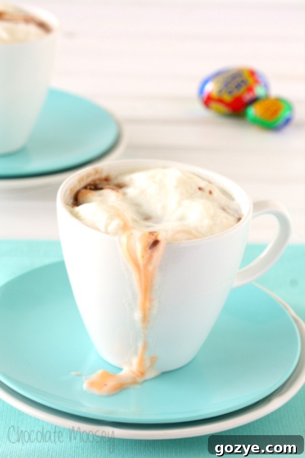 Creme Egg Hot Chocolate