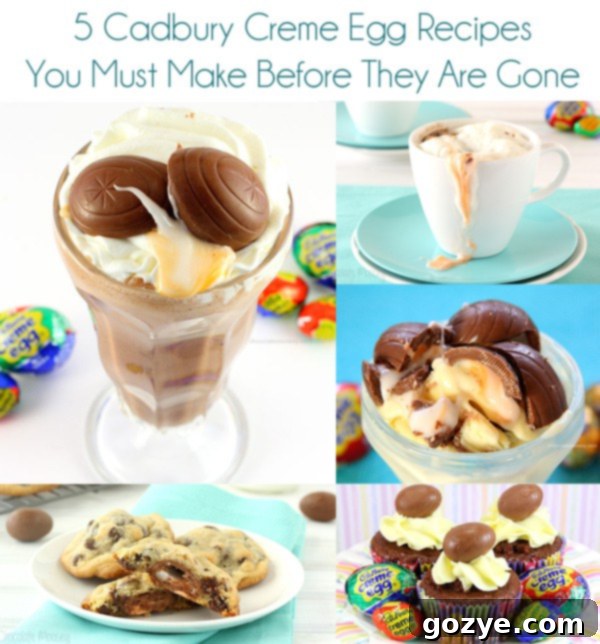 5 Cadbury Creme Egg Recipes You Must Make Before They Are Gone
