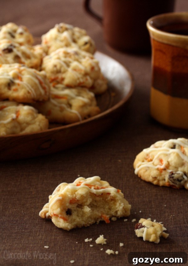 Carrot Cake Drop Cookies