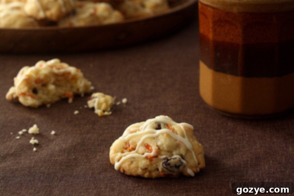 Carrot Cake Drop Cookies