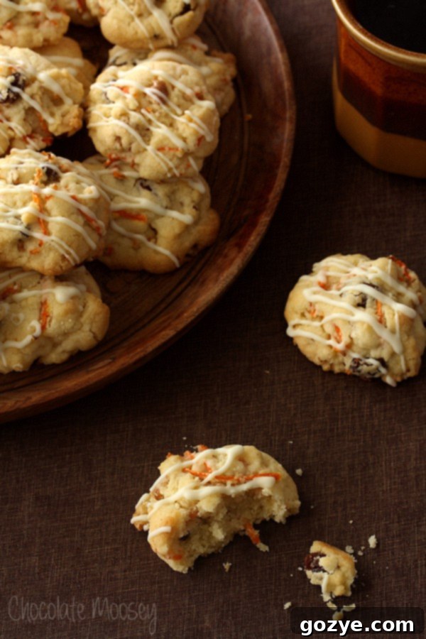 Carrot Cake Drop Cookies