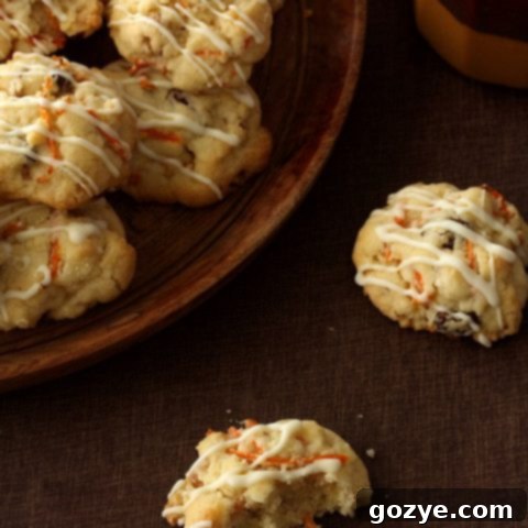 Carrot Cake Drop Cookies