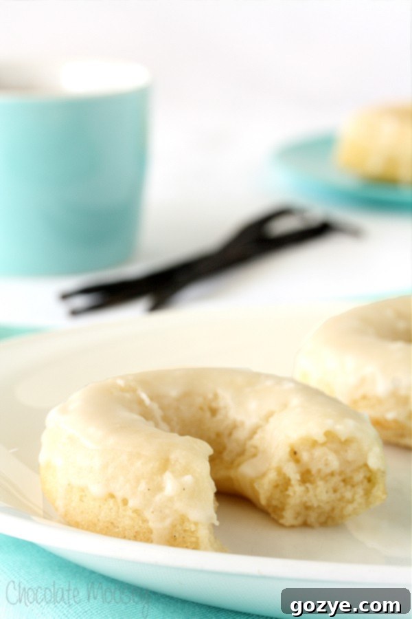 Baked Vanilla Bean Doughnuts