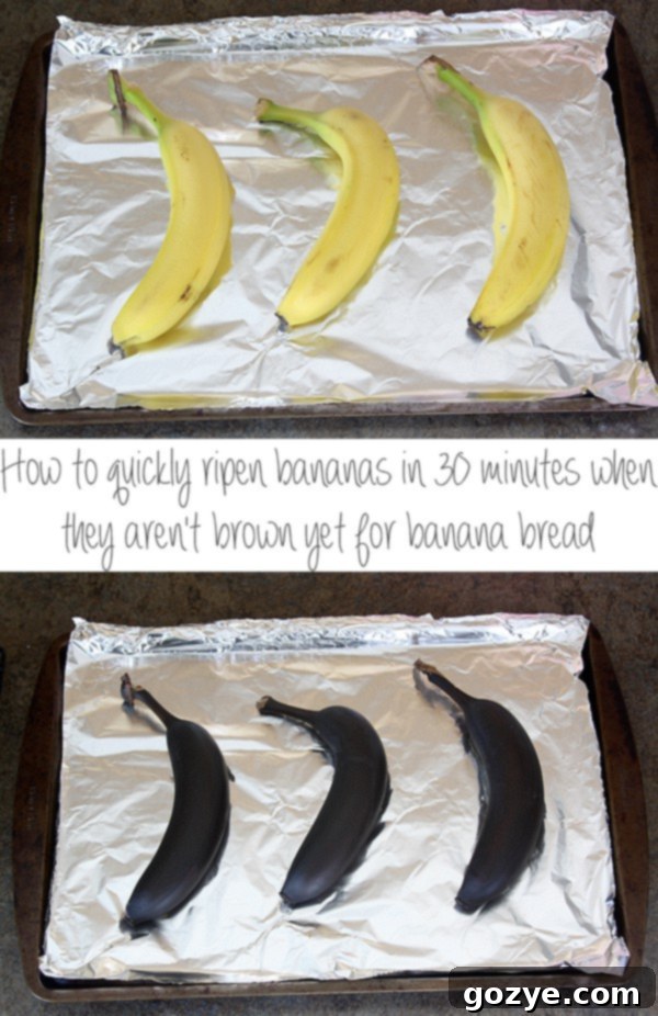 How To Quickly Ripen Bananas In 30 Minutes in the oven