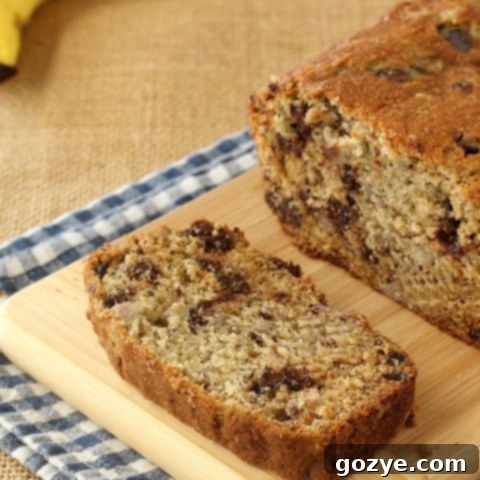 Banana Chocolate Chip Bread
