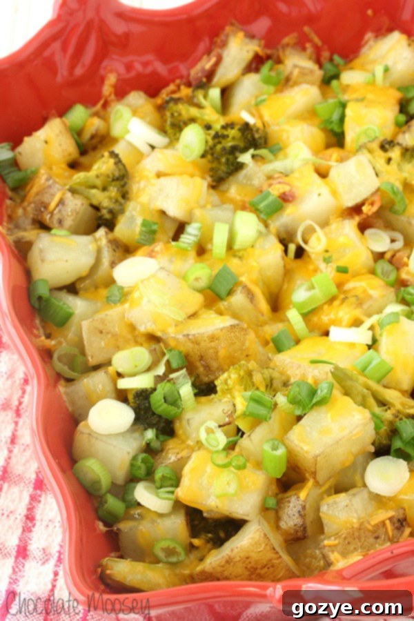 Ultimate Comfort Potato Bake 4 An easy and crowd-pleasing Loaded Baked Potato Casserole for dinner