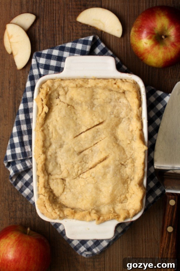 Apple Half Slab Pie