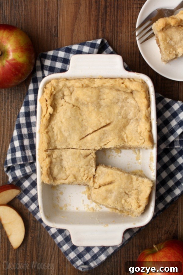 Apple Half Slab Pie