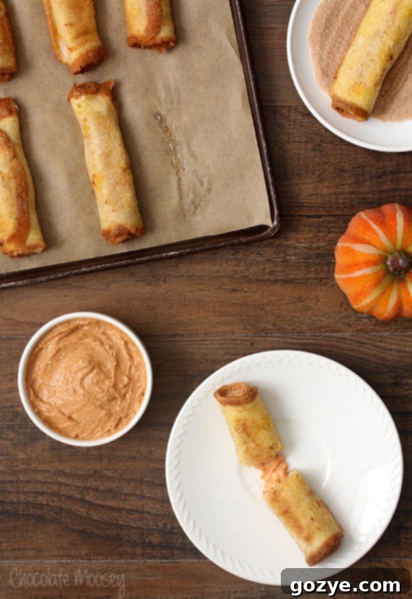Pumpkin Cheesecake French Toast Roll Ups with Pumpkin Spice Dipping Sauce Pinterest image