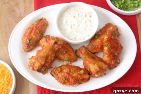 Sour cream dipping sauce with fajita seasoning, a perfect accompaniment to the taco wings