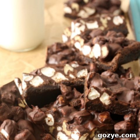 Rocky Road Cookie Fudge Bars