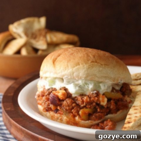 Greek Sloppy Joes