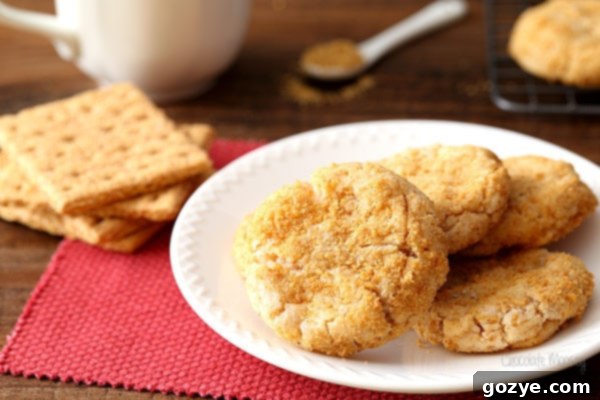 Cheesecake Cookies on white plate with red napkin