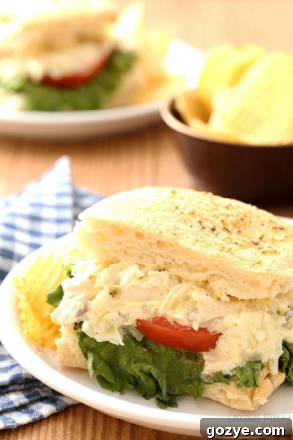 Chicken Salad Breadstick Sandwiches