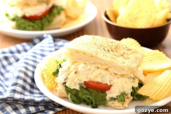 Chicken Salad Breadstick Sandwiches