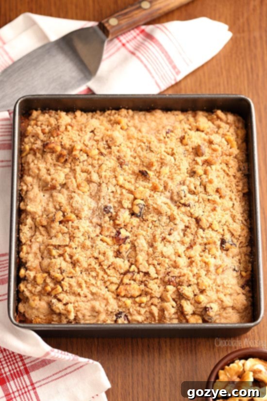 Apple Butter Crumb Cake to go with your morning coffee
