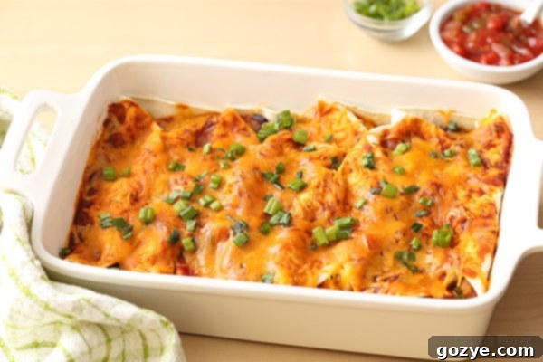 Salsa Chicken Enchiladas with a homemade enchilada sauce