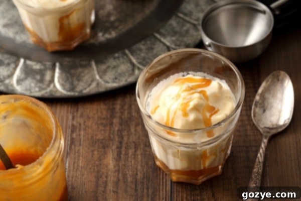 Salted Caramel Coffee Floats 3 Salted Caramel Affogatos aka Coffee Ice Cream Floats