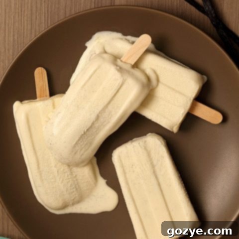 Vanilla Bean Creamsicles