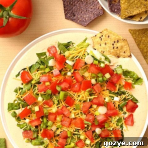 Chipotle Ranch Taco Dip
