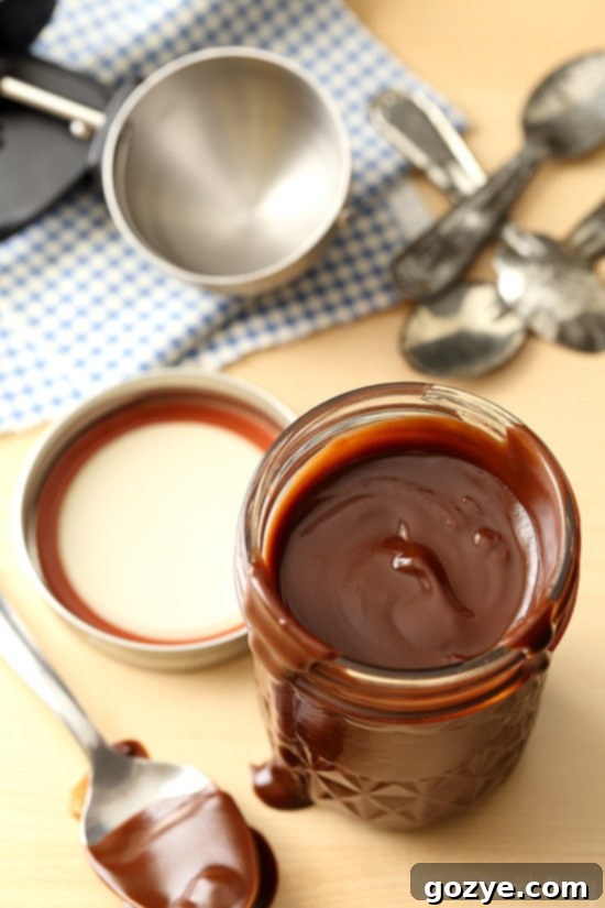 Peanut Butter Fudge Sauce to pour over ice cream