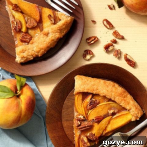 Golden Peach Delight 5 Peach Galette
