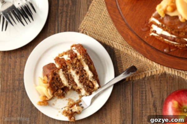 Spiced Apple Butter Cake 4 Caramel Apple Butter Layer Cake filling being prepared