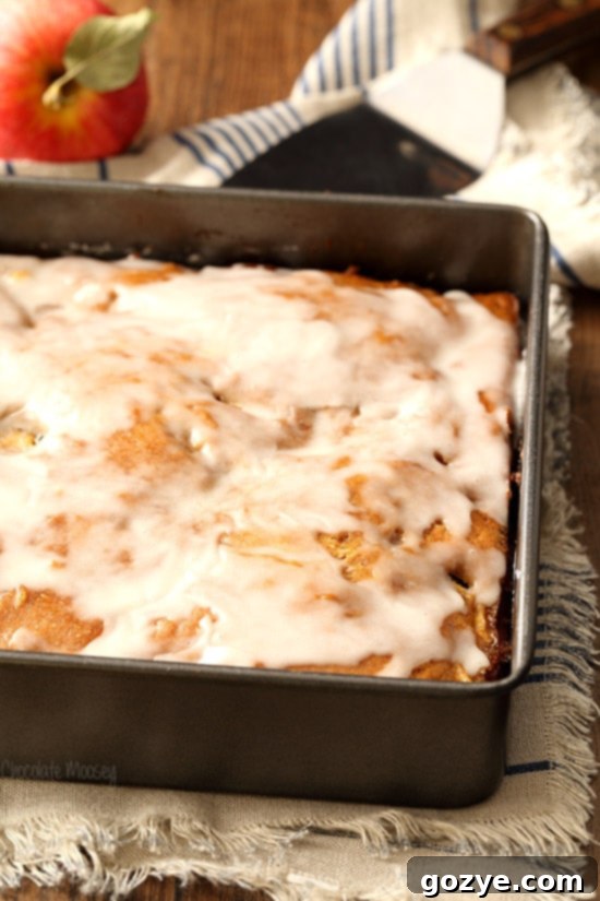 Pinterest icon for sharing this delicious Baked Apple Fritter Cake