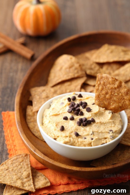 Pumpkin Spice Cannoli Dip for fall parties