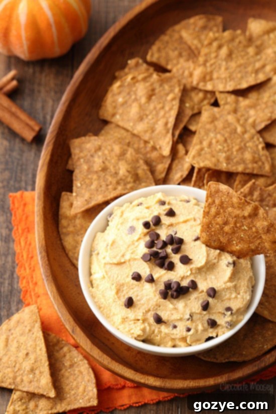 Pumpkin Spice Cannoli Dip for fall parties