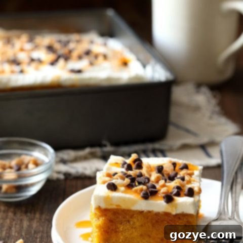 Harvest Pumpkin Poke Cake 7 Pumpkin Spice Poke Cake