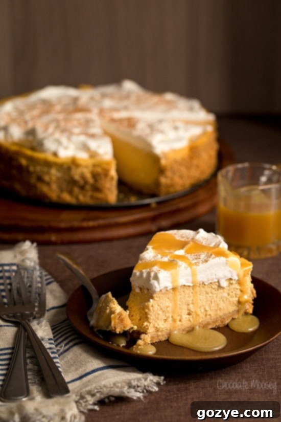 Delicious Homemade Pumpkin Cheesecake
